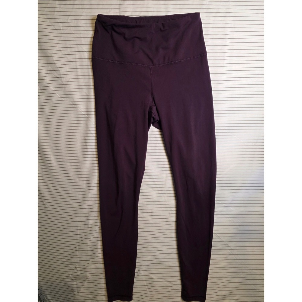 1336 Yogalicious High Waisted Leggings Dark Purple Plum Sm Activewear Yoga Pants
